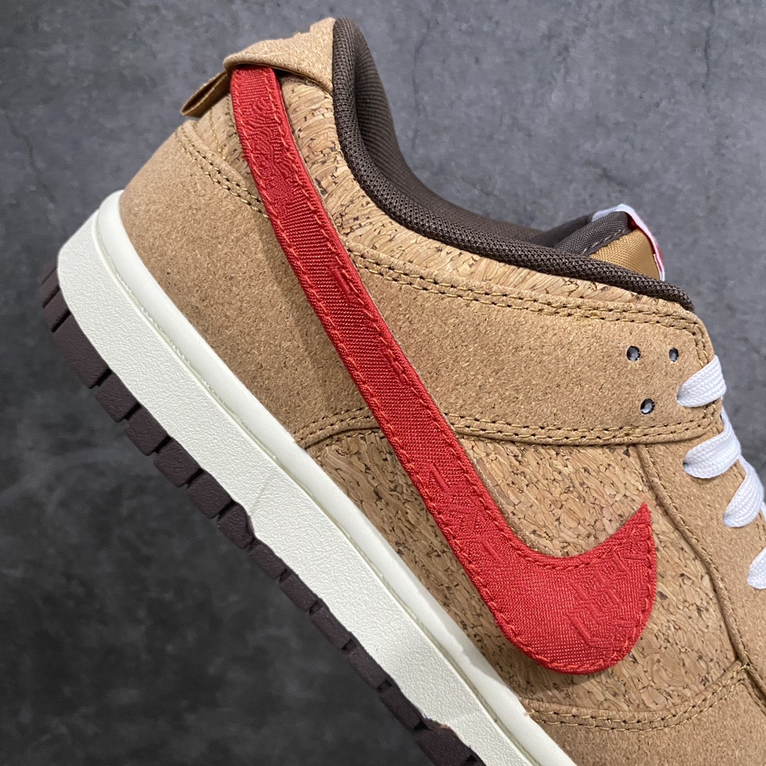 [Top version] CLOT x NK Dunk Low ”Cork” Edison Chen's low-top sneakers FN0317-121