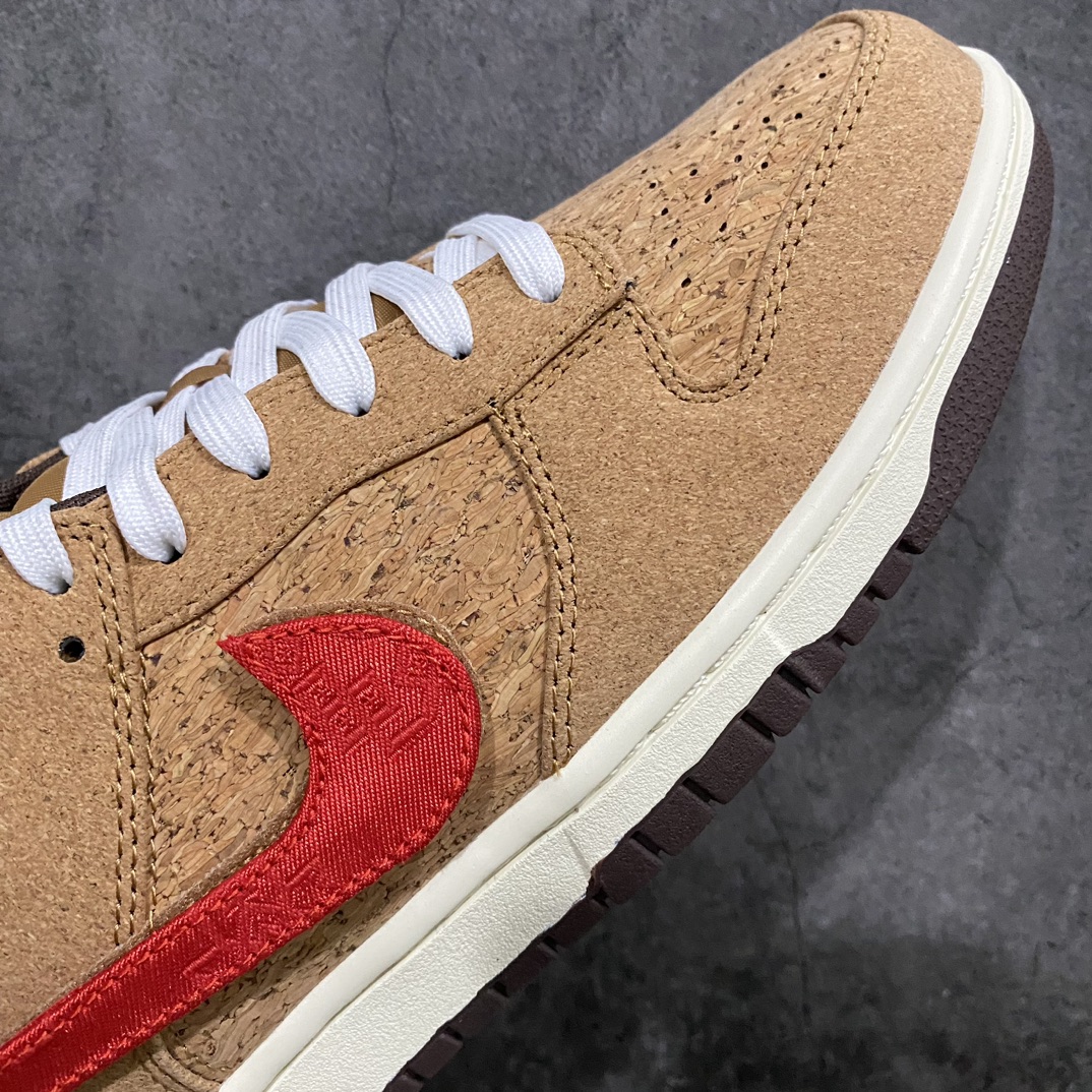 [Top version] CLOT x NK Dunk Low ”Cork” Edison Chen's low-top sneakers FN0317-121