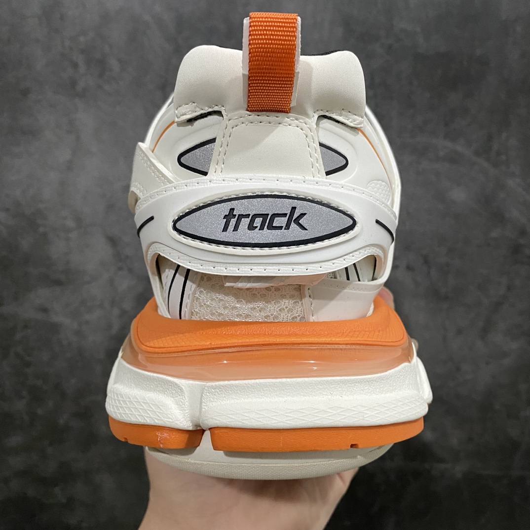 [M New Version] The strongest version of Balenciaga Track 3.0 in white and orange