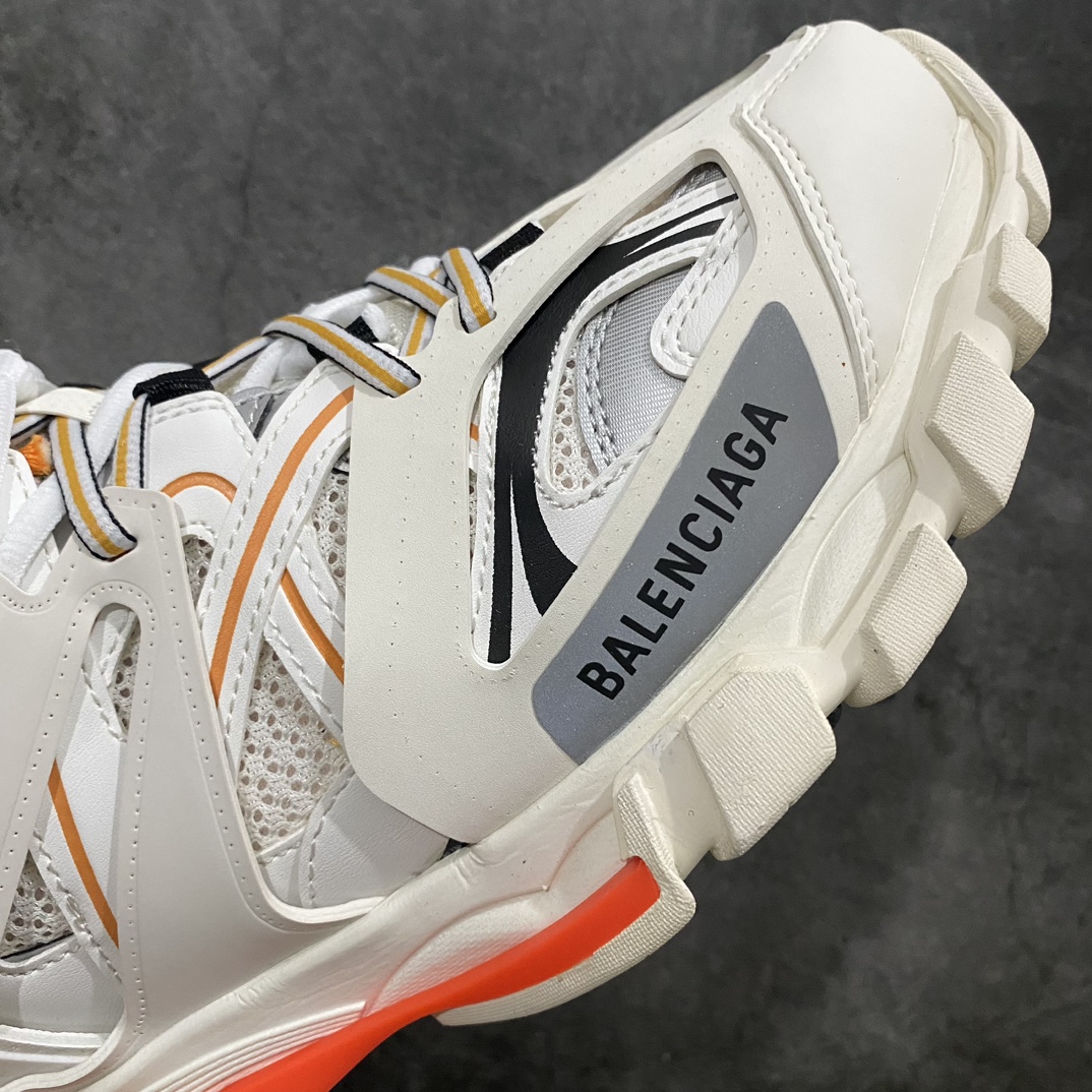 [M New Version] The strongest version of Balenciaga Track 3.0 in white and orange