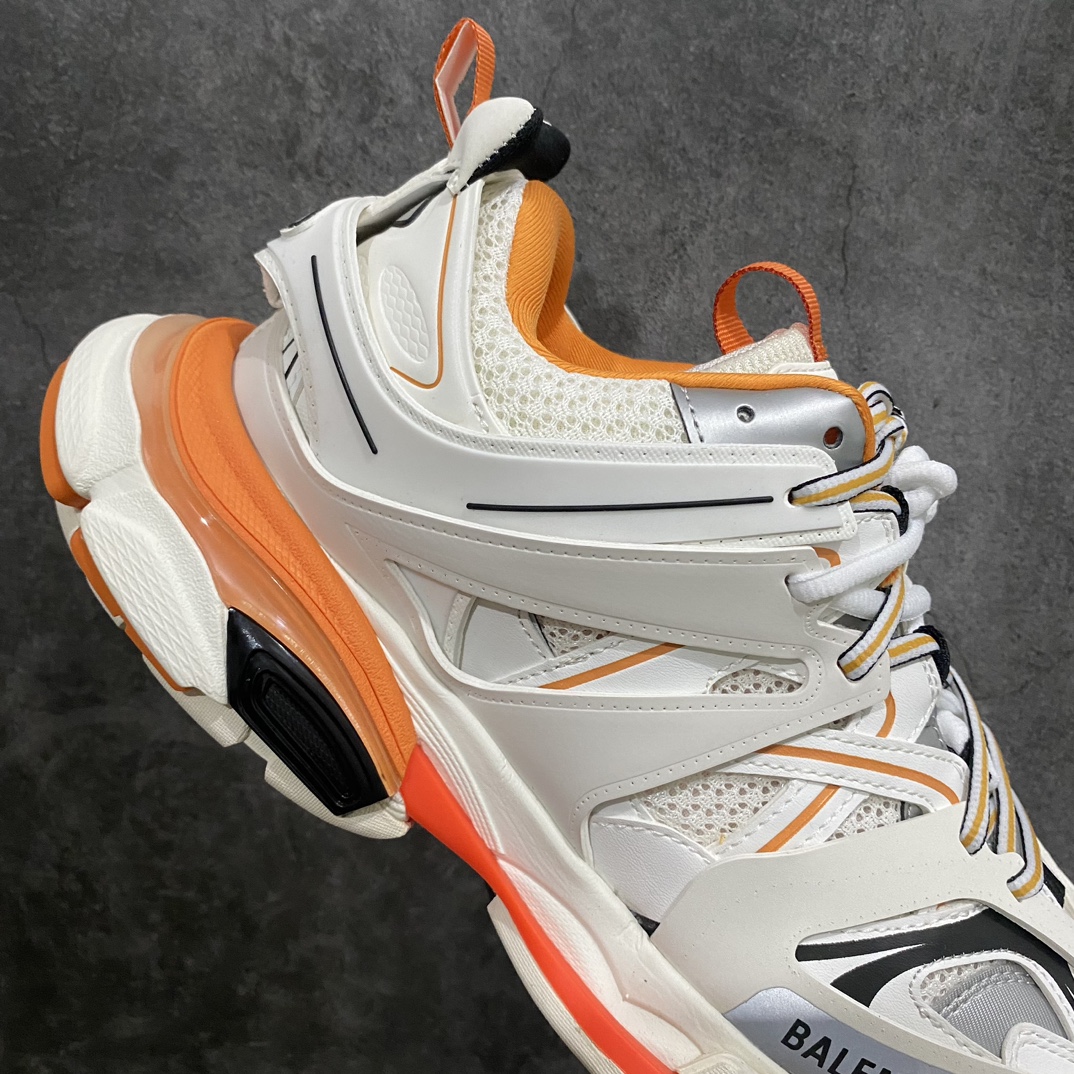 [M New Version] The strongest version of Balenciaga Track 3.0 in white and orange