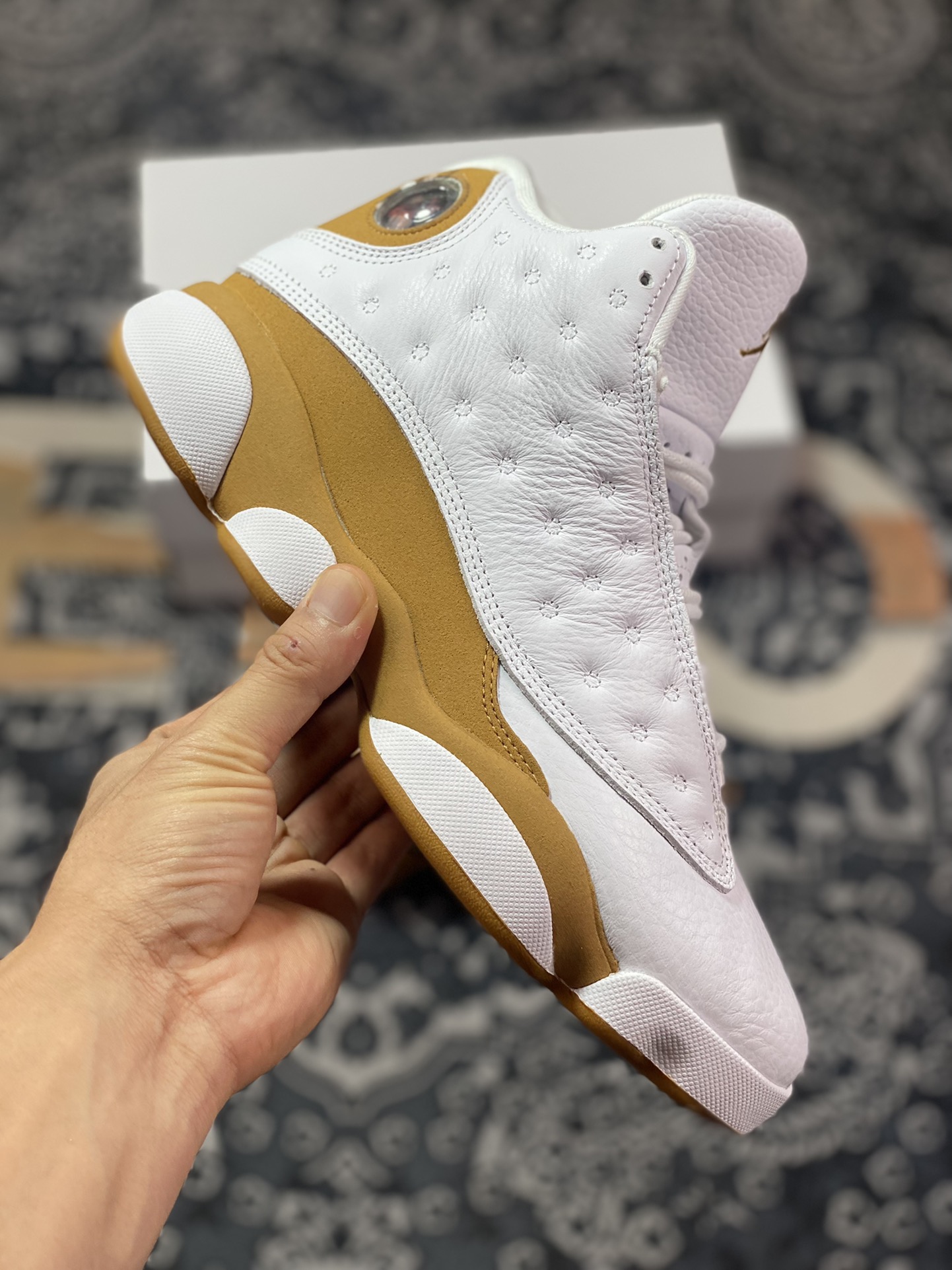 Air Jordan 13 Retro ”Wheat” AJ13 Joe 13 White Brown Wheat 414571-171