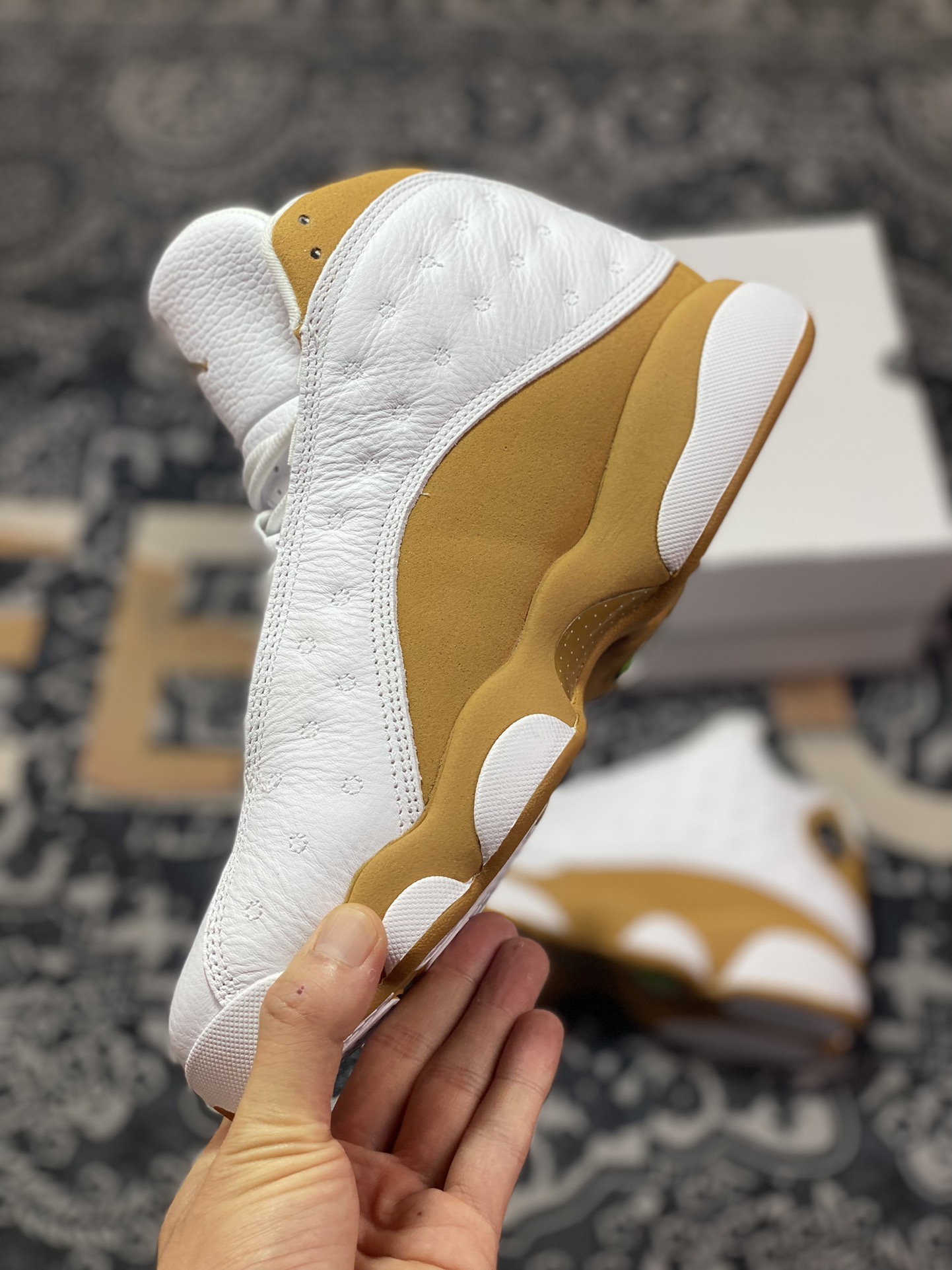 Air Jordan 13 Retro ”Wheat” AJ13 Joe 13 White Brown Wheat 414571-171