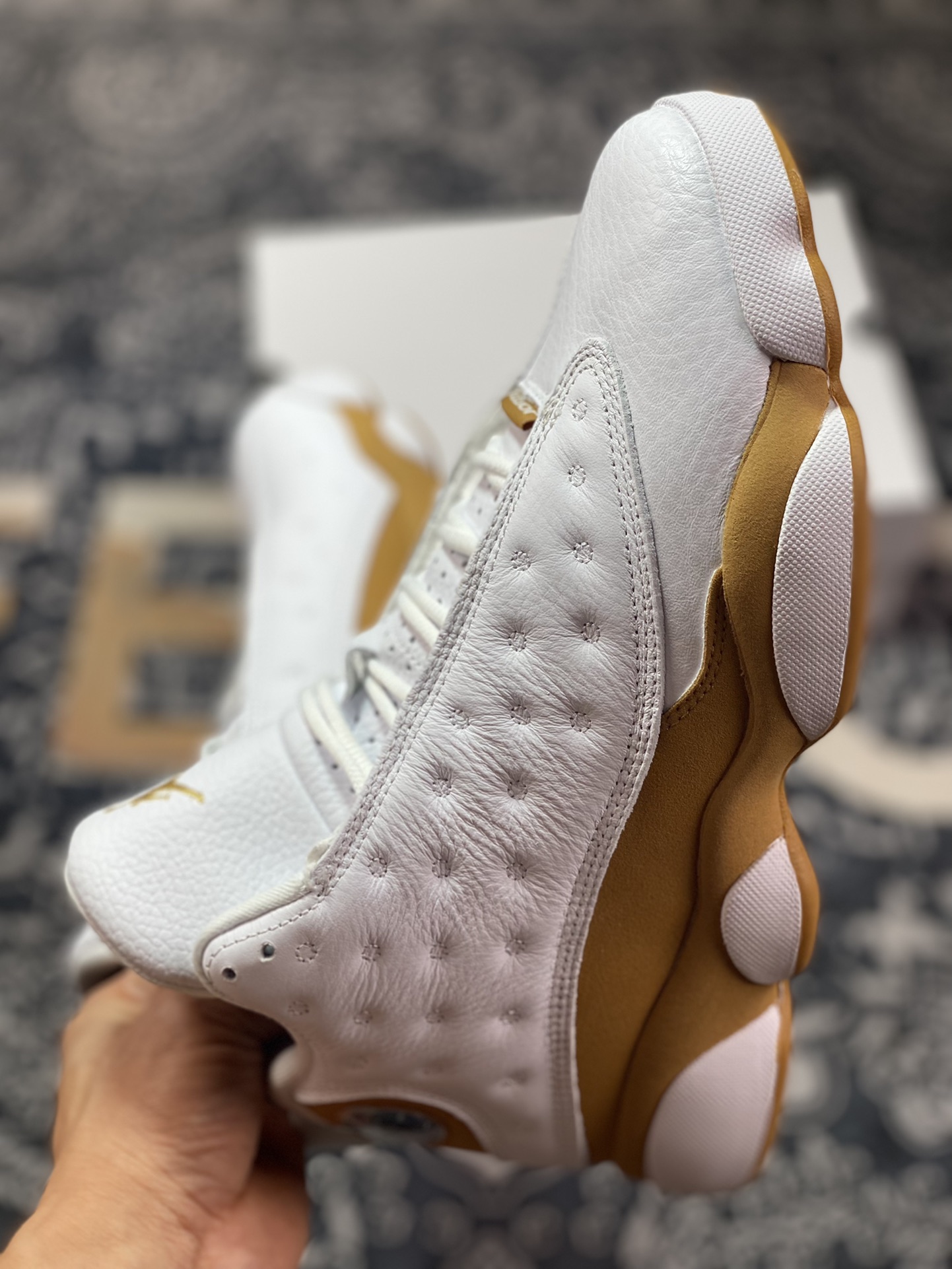 Air Jordan 13 Retro ”Wheat” AJ13 Joe 13 White Brown Wheat 414571-171