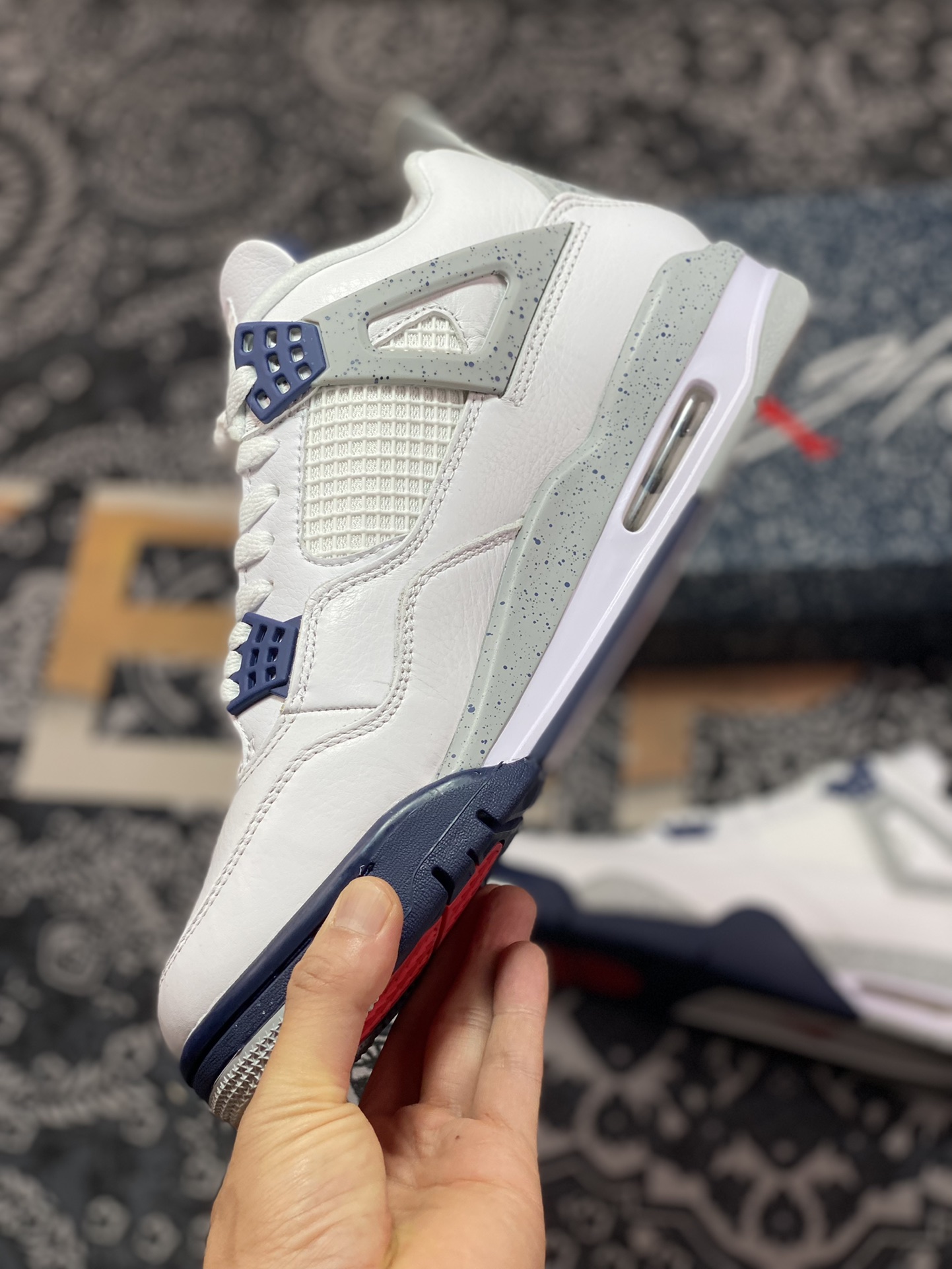 Air Jordan 4 ”Midnight Navy” Midnight Blue DH6927-140