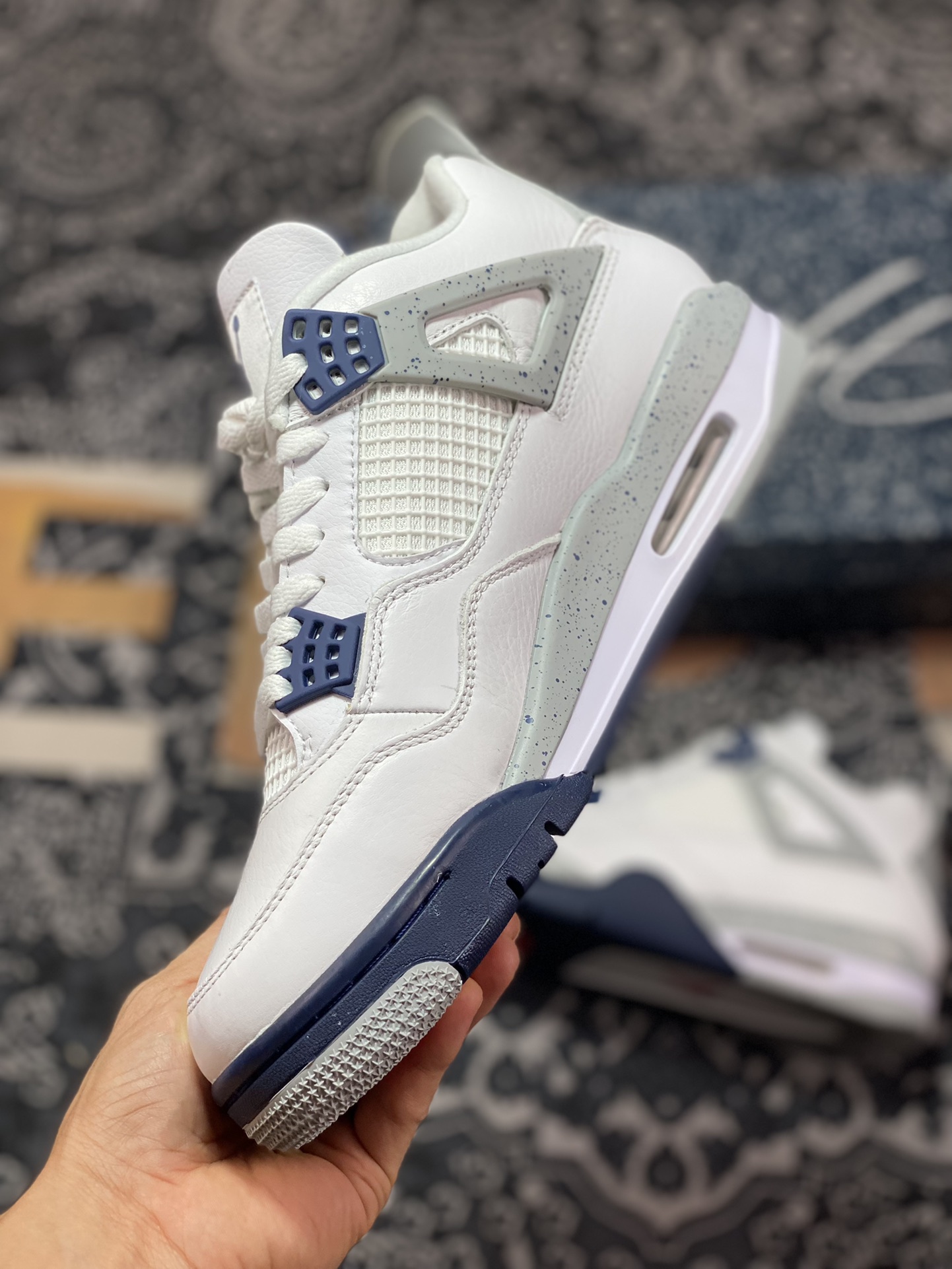 Air Jordan 4 ”Midnight Navy” Midnight Blue DH6927-140