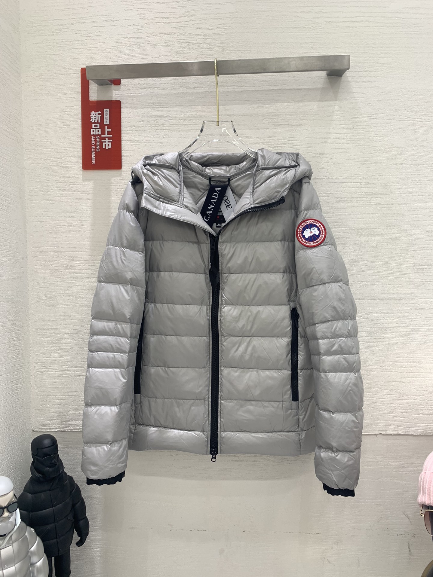 Canada Goose Ropa Abrigos y chaquetas Azul Gris marino Plásticos Manga larga