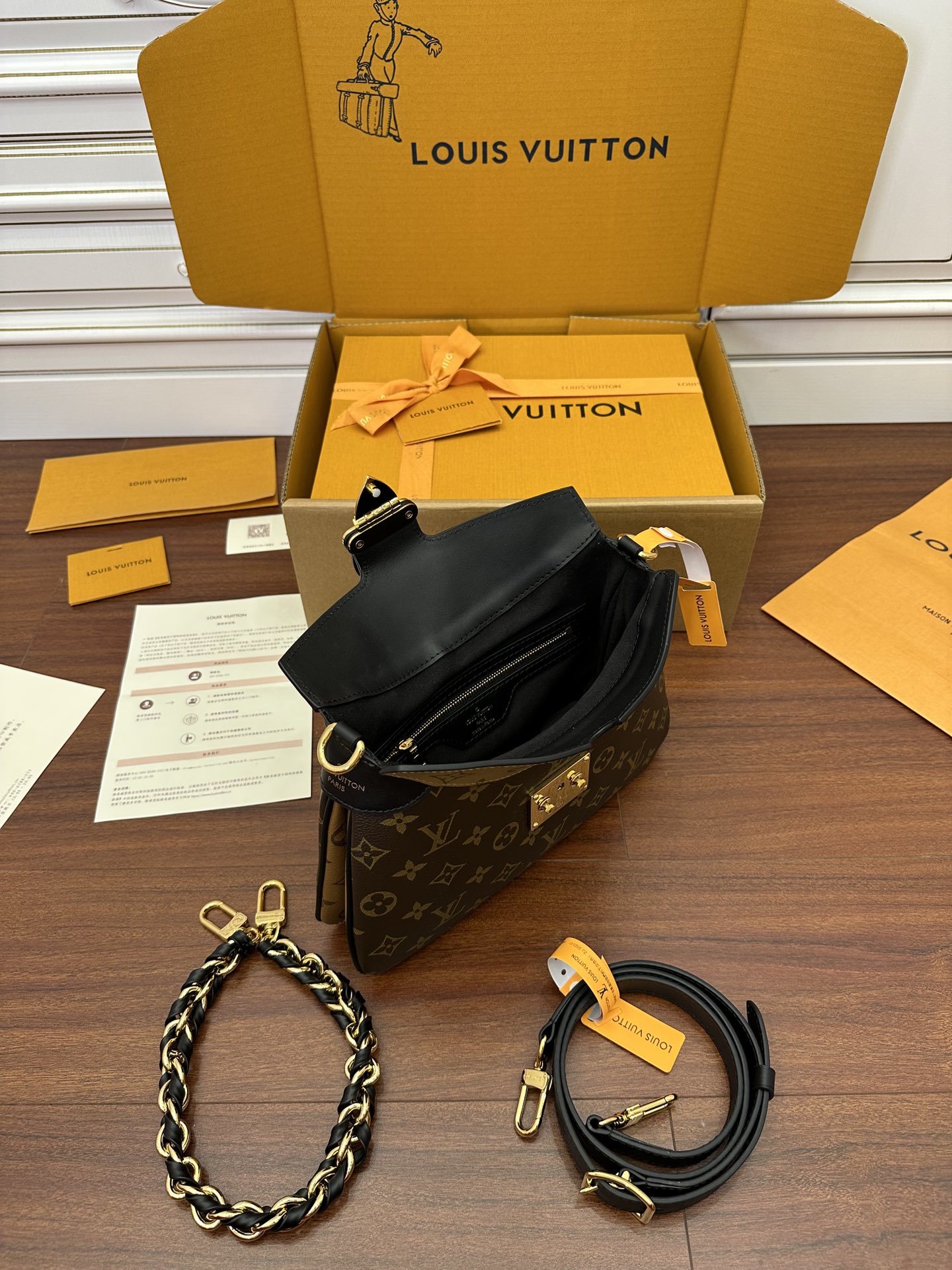 独家首发型号特正版M46659品质全面再次升级专柜同步电子芯片内码新礼盒礼品袋保护纸铜版电子标签合格证皮