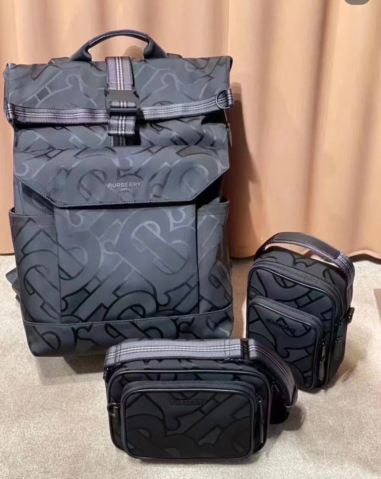 Burberry Taschen Rucksack Beste Designer -Replik
 Nylon