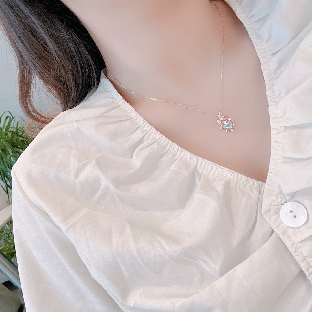 知性的低アレルギー銀ネックレスシルバー 父の日