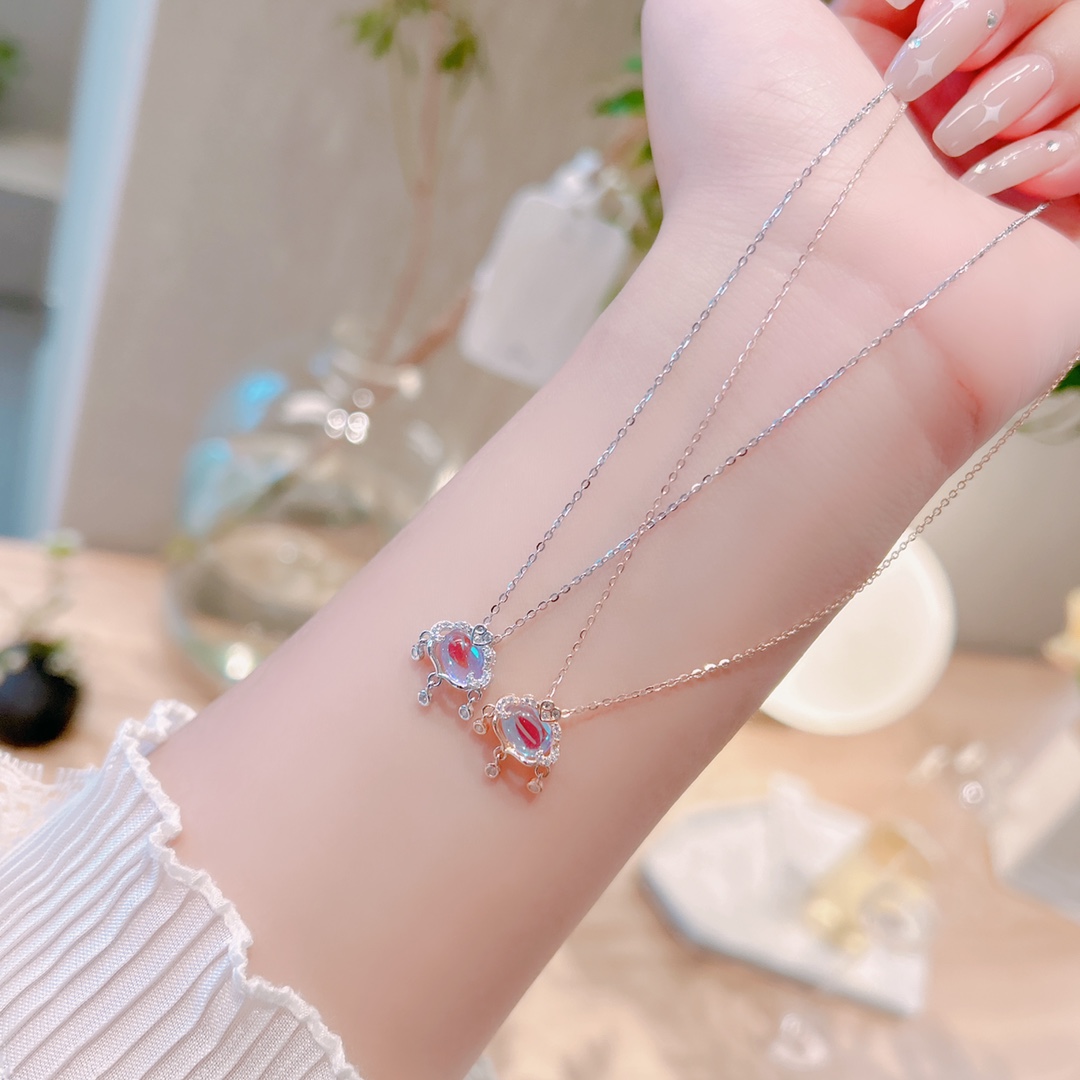 Nickel Free Silver Necklace Girly Wedding Registration Gold