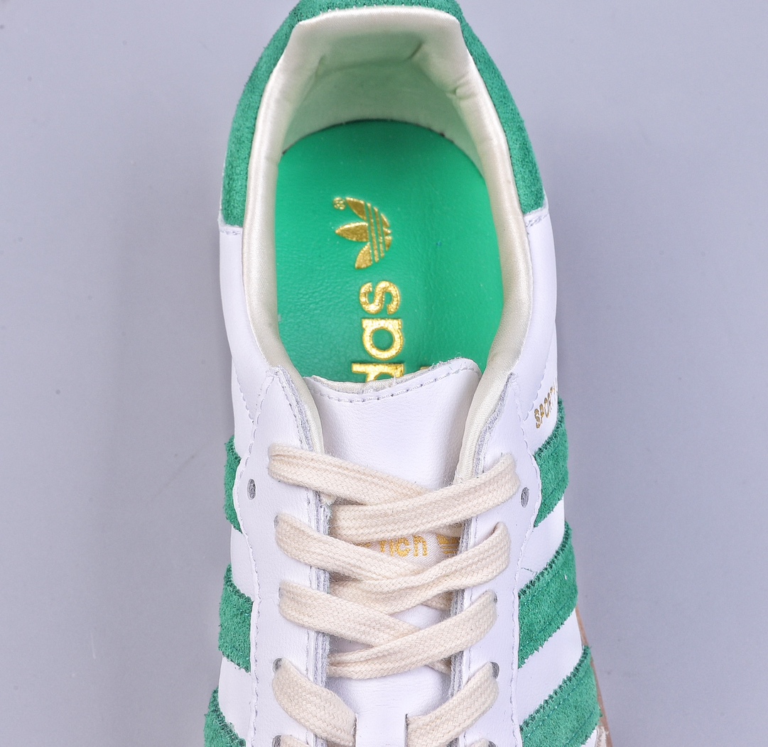 RSP AD Originals Samba OG white green gray joint samba training shoes HQ6075