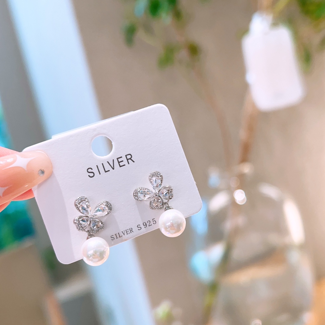 925 Silver Earrings Premium Mother's Day Silver