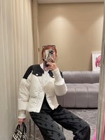 Chanel Clothing Coats & Jackets Down Jacket Shop Designer
 Black White Goose Down Fall/Winter Collection Vintage