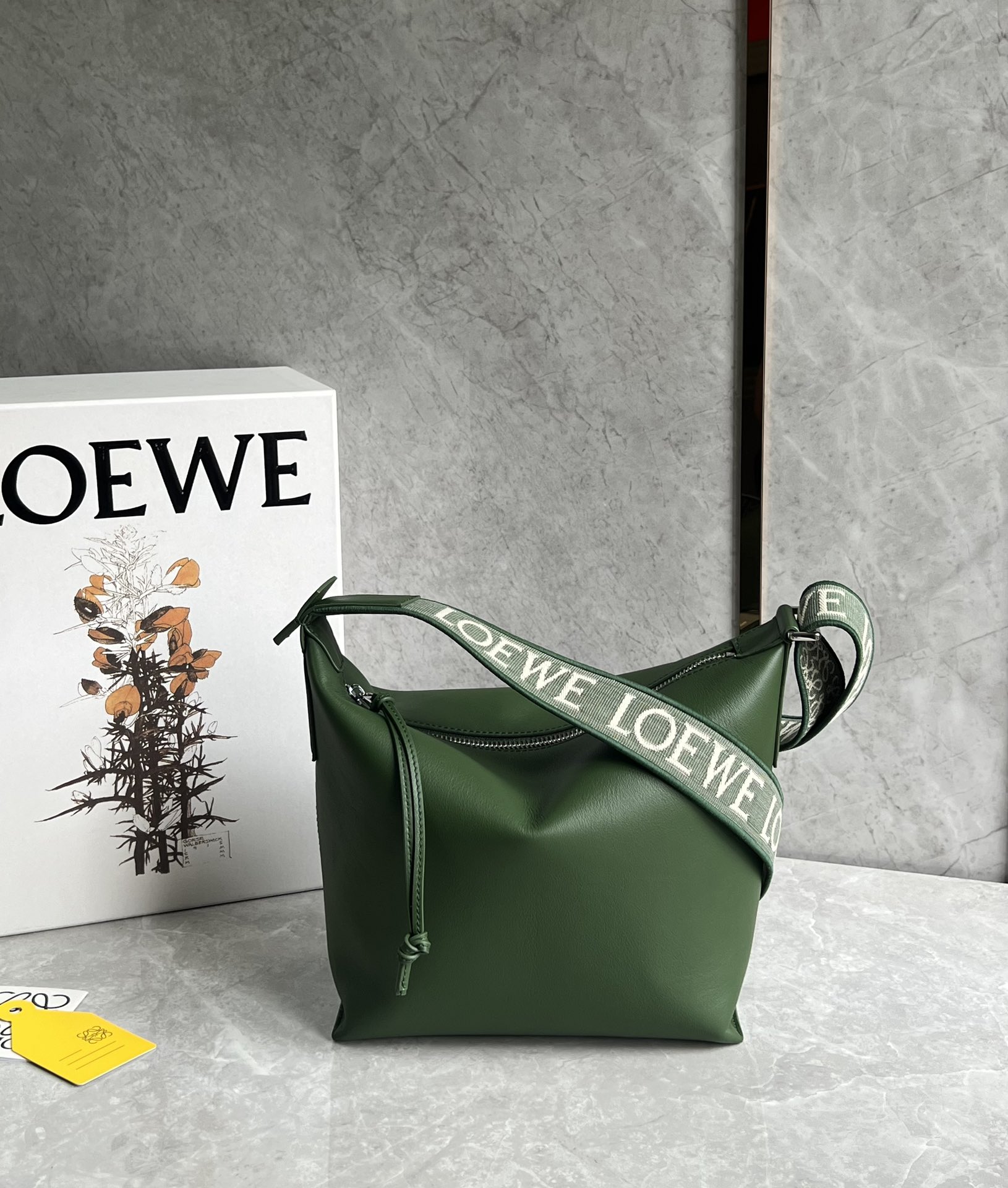 Loewe Cubi Crossbody & Shoulder Bags Unisex Men Calfskin Cowhide
