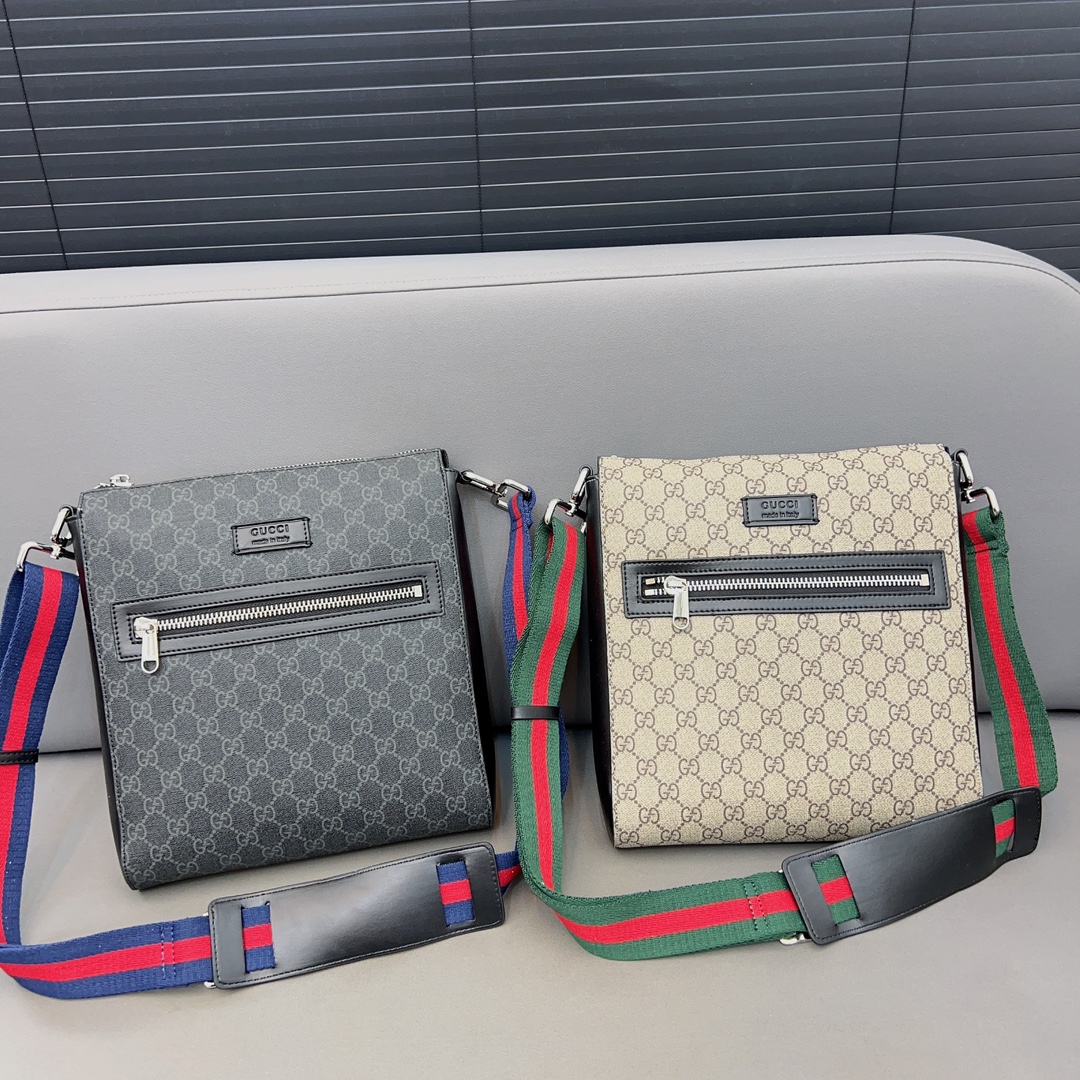 Tani
 Gucci GG Supreme Plecak Torby typu crossbody i na ramię Torby kurierskie Czarny Mężczyźni Casual