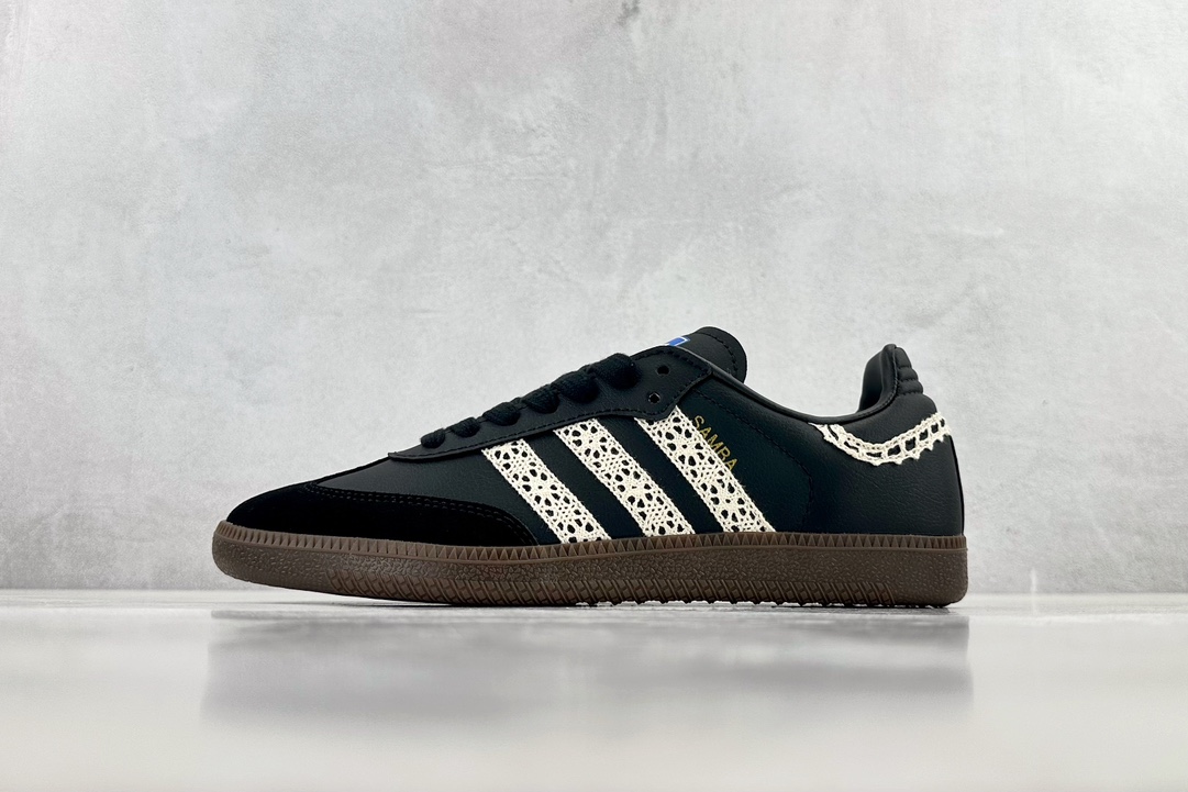 [Customized sneakers] adidas originals Samba OG Black Swan Lace B75807