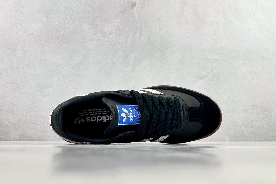 [Customized sneakers] adidas originals Samba OG Black Swan Lace B75807