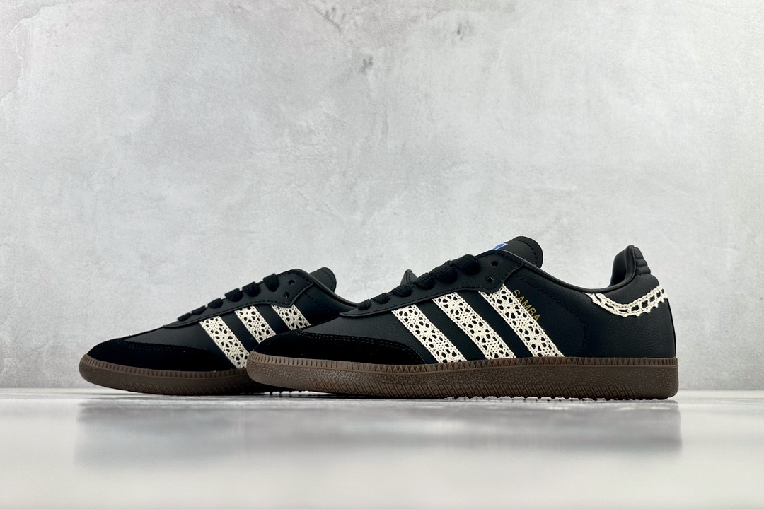 [Customized sneakers] adidas originals Samba OG Black Swan Lace B75807