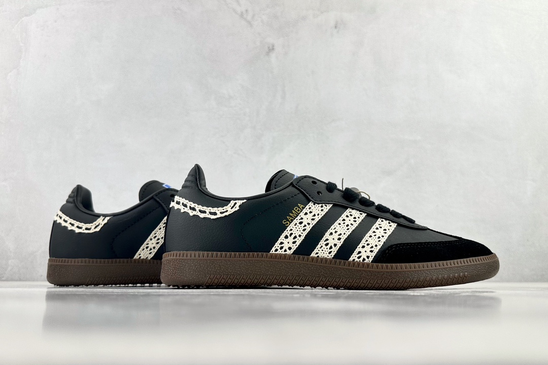 [Customized sneakers] adidas originals Samba OG Black Swan Lace B75807