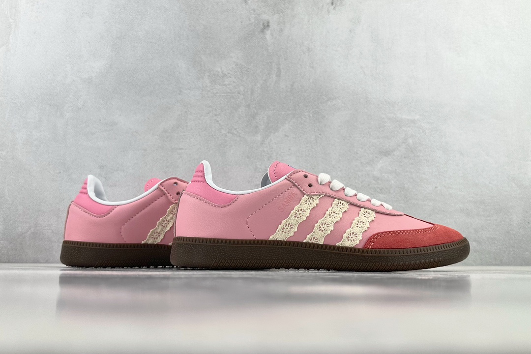 [Customized sneakers] adidas originals Samba OG ballet style classical princess berry lace B75809