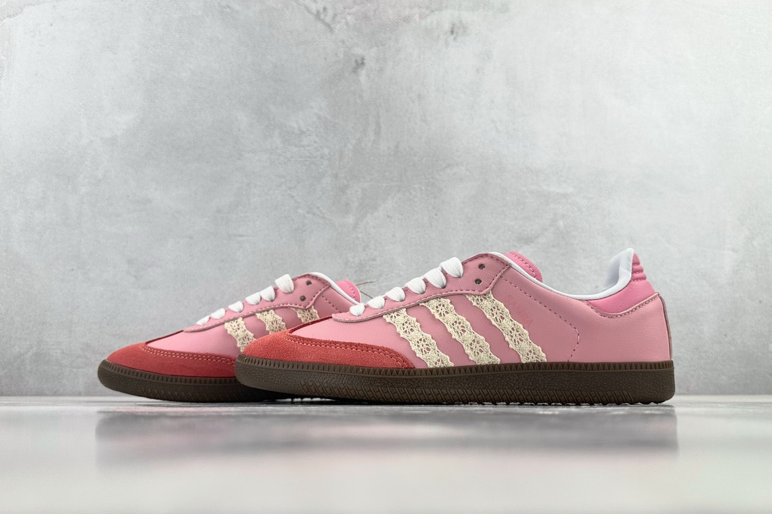 [Customized sneakers] adidas originals Samba OG ballet style classical princess berry lace B75809