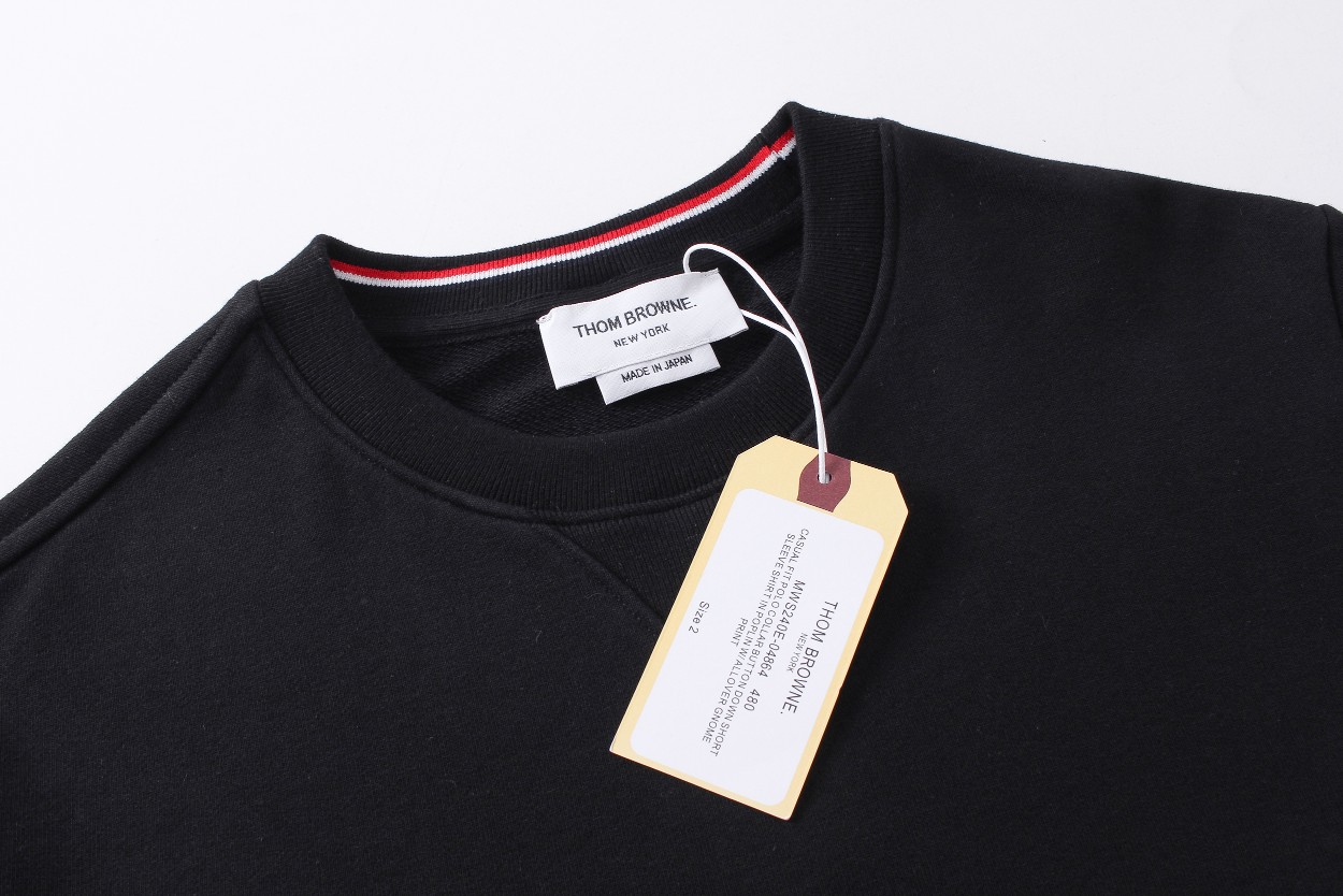 Thom Browne Couple Sweatshirt Round Neck Four Bar Knitted Pullover 8 a1692121506297 5256