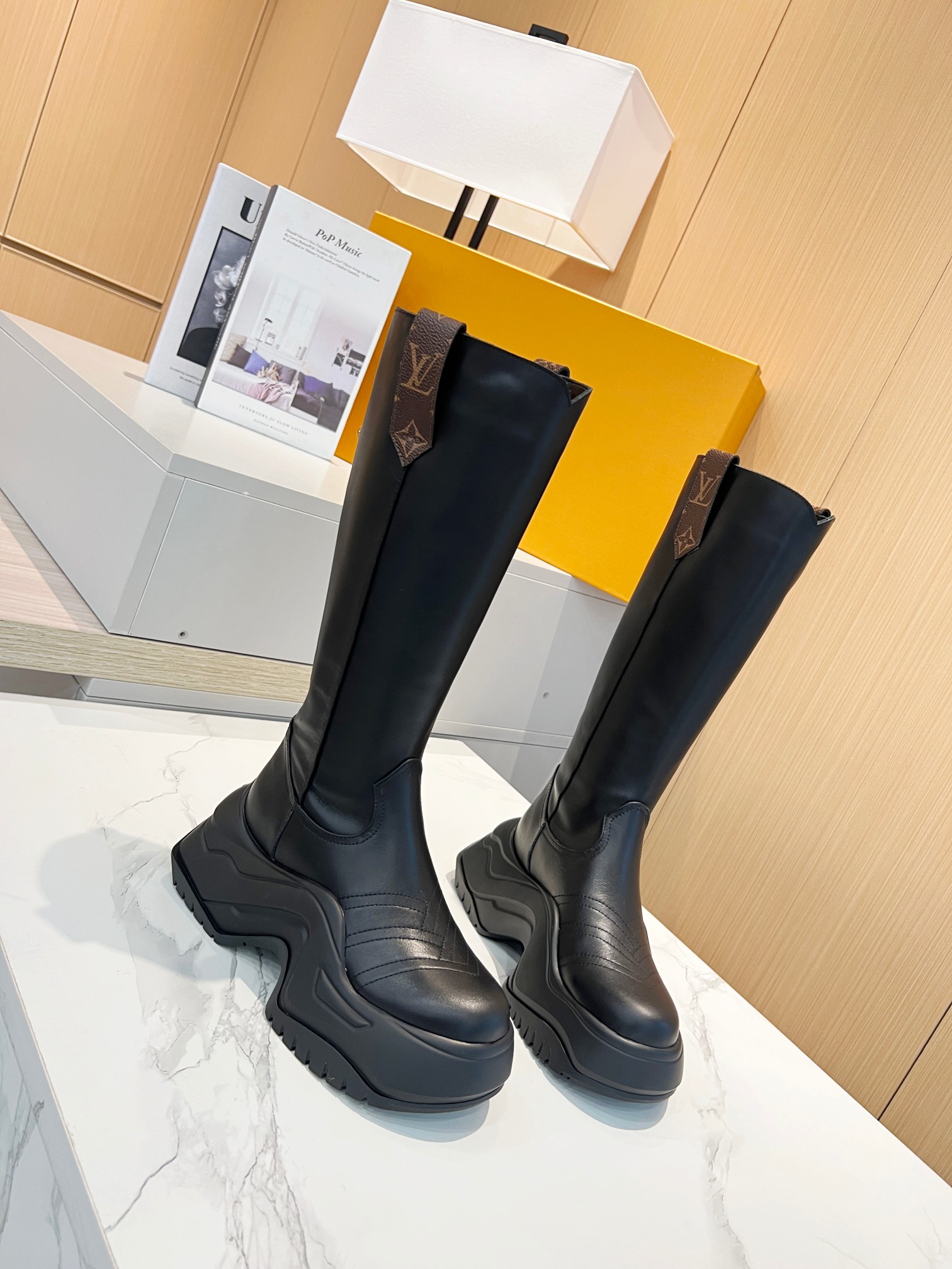 Louis Vuitton Boots Cowhide Sheepskin Fall/Winter Collection