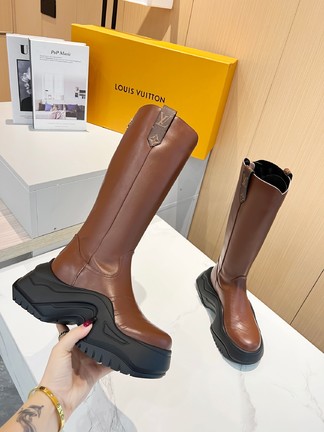Louis Vuitton Boots Cowhide Sheepskin Fall/Winter Collection