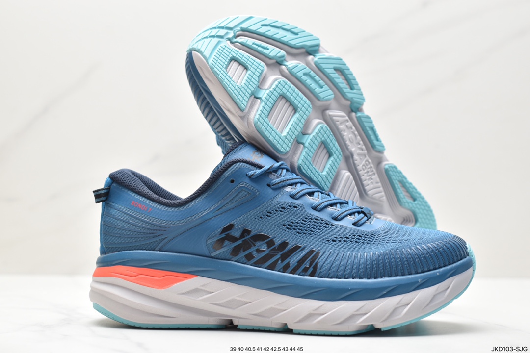 HOKA ONE ONE Bondi 7 Shawn Yue's same functional cushioning running shoes