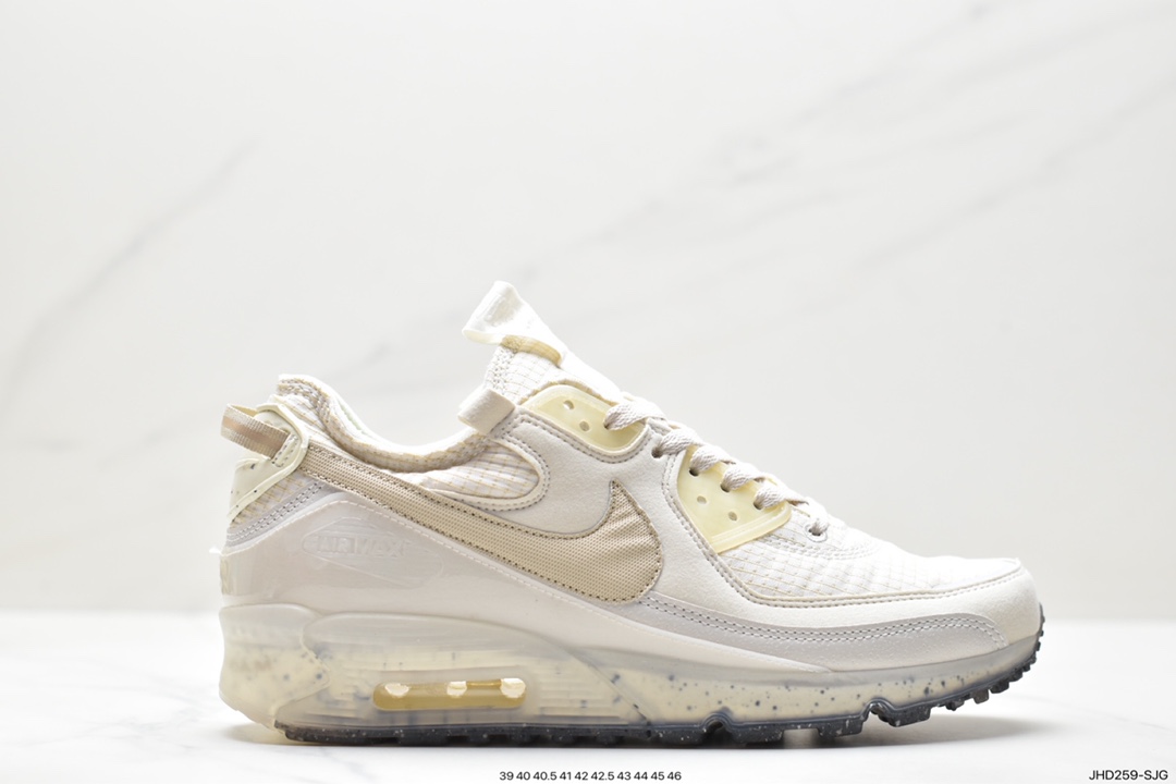 耐克Nike Air Max Terrascape 90”Light Bone”山川地形系列慢跑鞋“牛津布骨白果冻底”DC9450-001