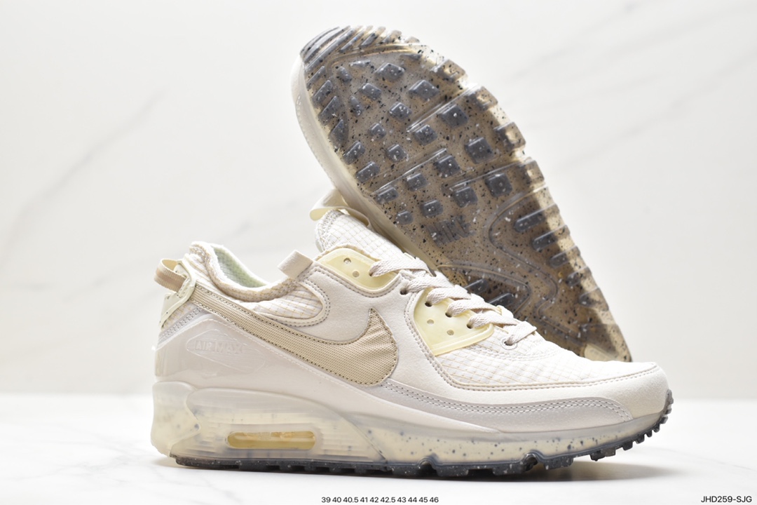 耐克Nike Air Max Terrascape 90”Light Bone”山川地形系列慢跑鞋“牛津布骨白果冻底”DC9450-001