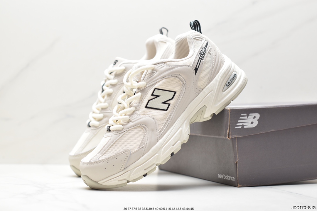 New Balance MR530AB series distressed silver grey