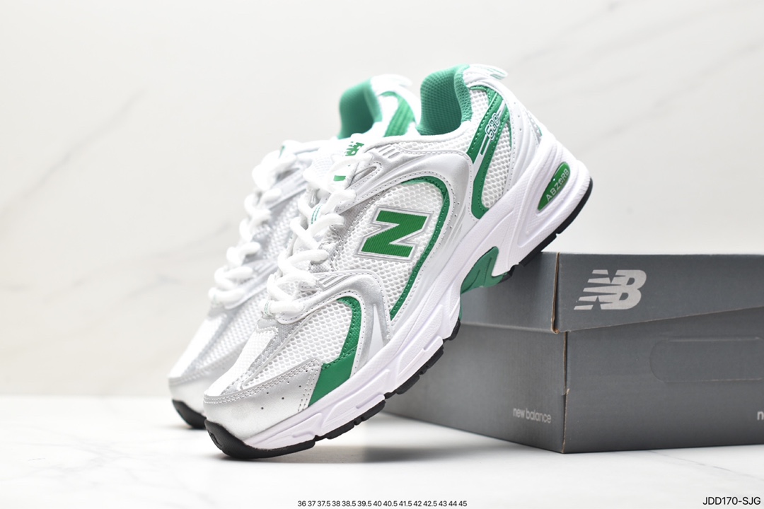 New Balance MR530AB series distressed silver grey