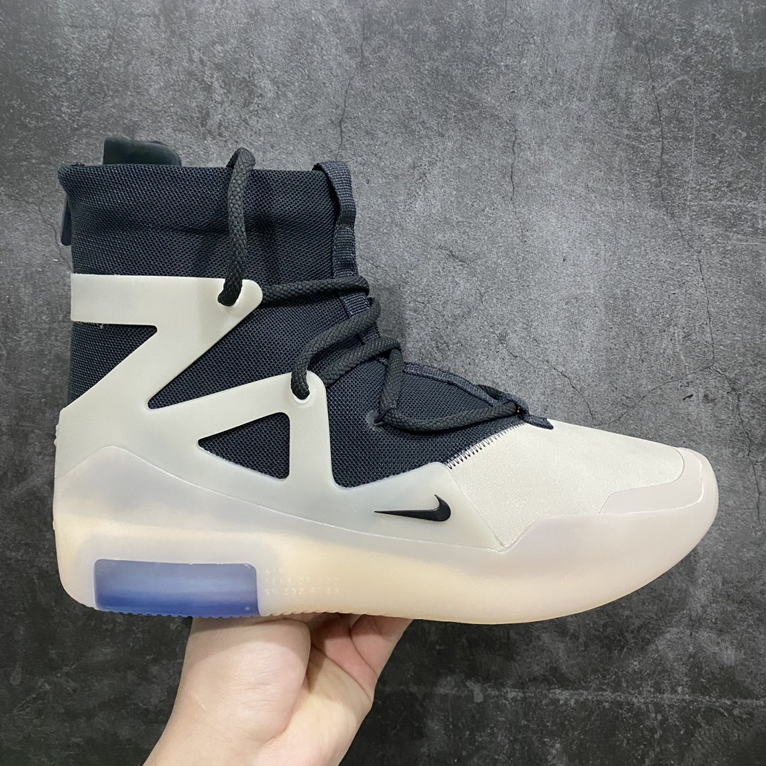 [S2 version] NK Air Fear of God 1 joint high street FOG high top sneakers black and white Oreo black and white gray AR4237-902