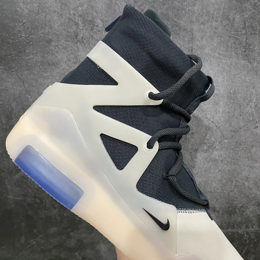 [S2 version] NK Air Fear of God 1 joint high street FOG high top sneakers black and white Oreo black and white gray AR4237-902