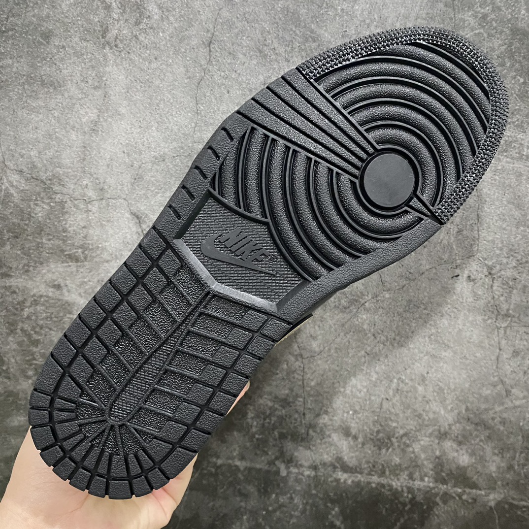 420 【外贸纯原】Air Jordan 1 “Black/Metallic Gold” 漆皮黑金 555088-032