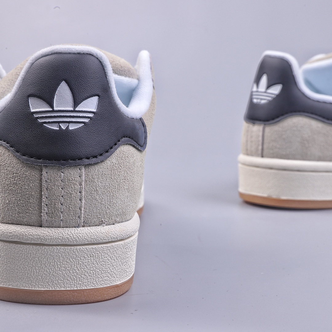 adidas Originals Campus 00s The shoe body is made of suede leather and white regular leather GY0042