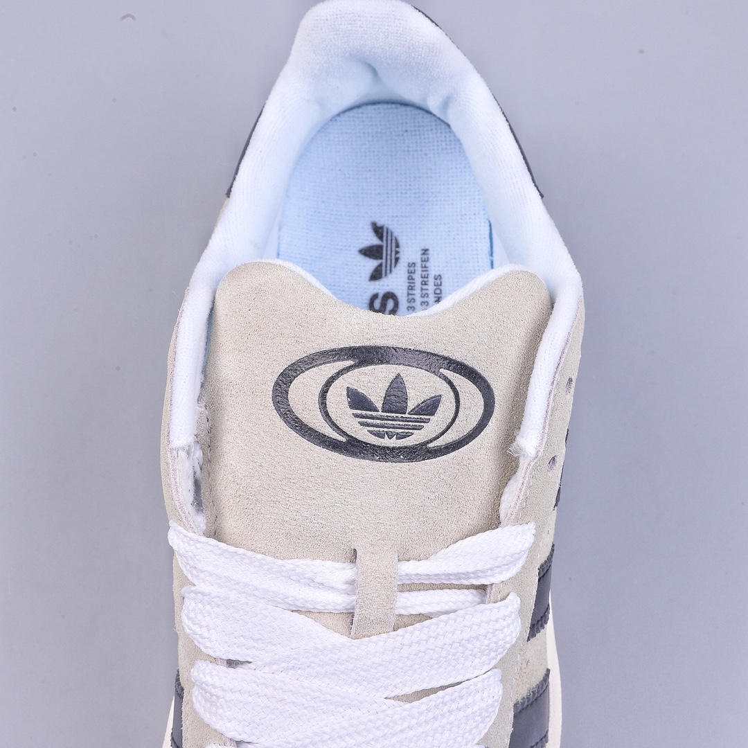 adidas Originals Campus 00s The shoe body is made of suede leather and white regular leather GY0042