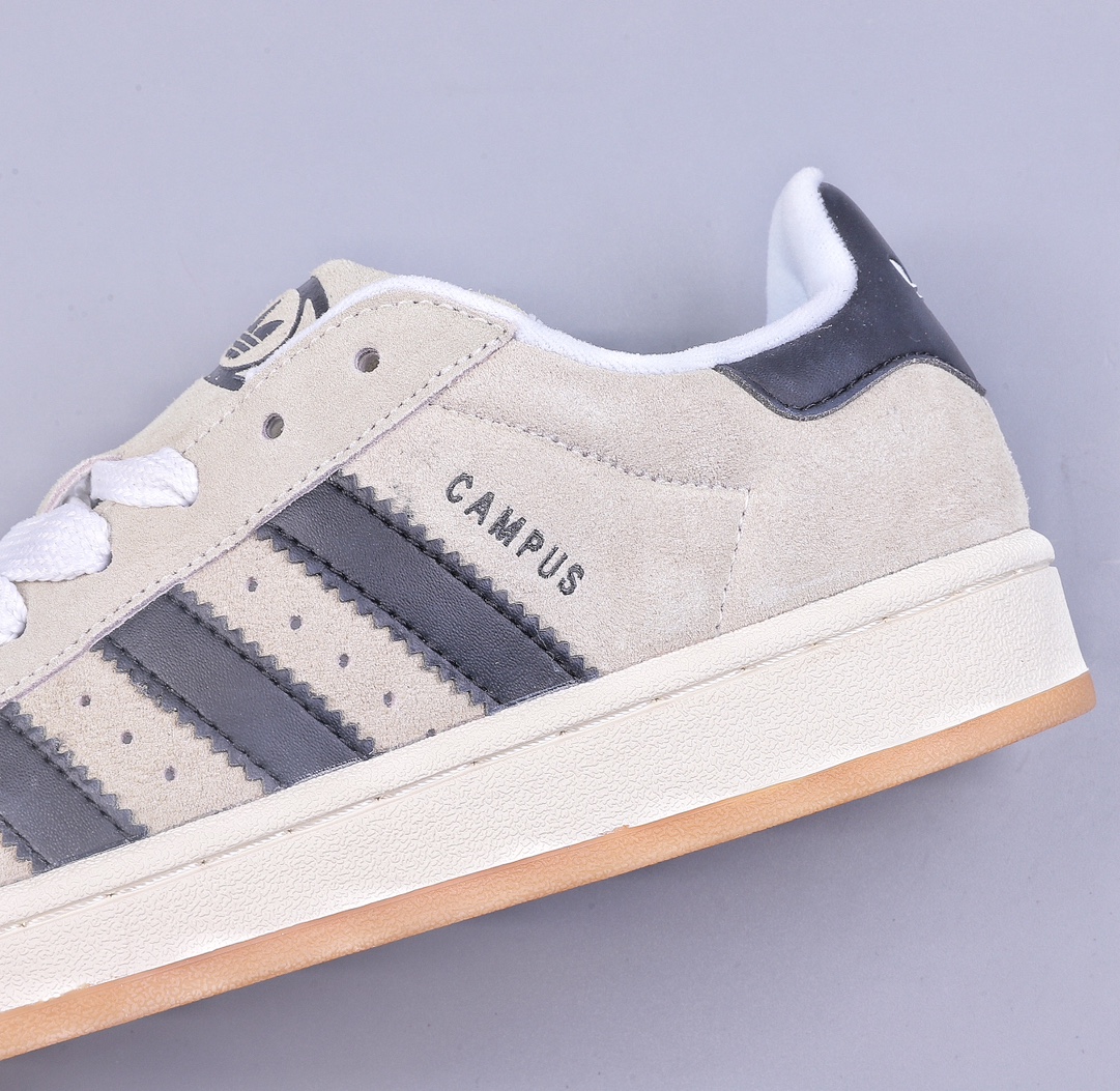 adidas Originals Campus 00s The shoe body is made of suede leather and white regular leather GY0042