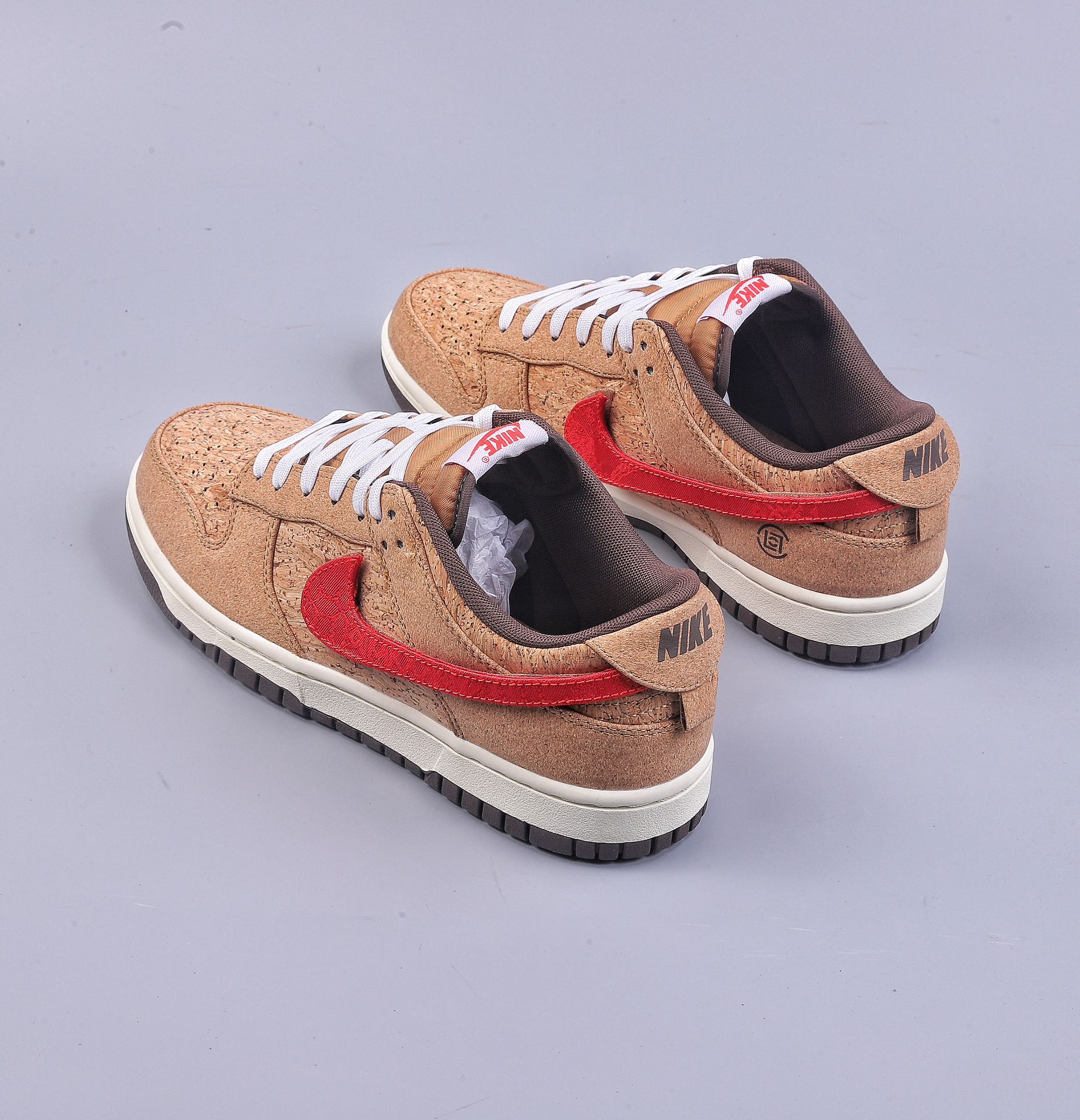 S2 CLOT x Nike Dunk Low SP CNGCEL ”Cork” 20th Anniversary Joint Model FN0317-121