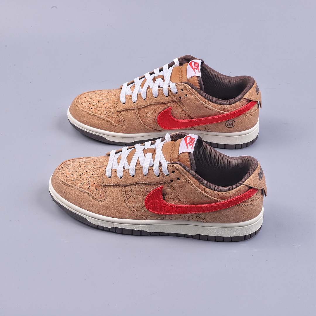 S2 CLOT x Nike Dunk Low SP CNGCEL ”Cork” 20th Anniversary Joint Model FN0317-121