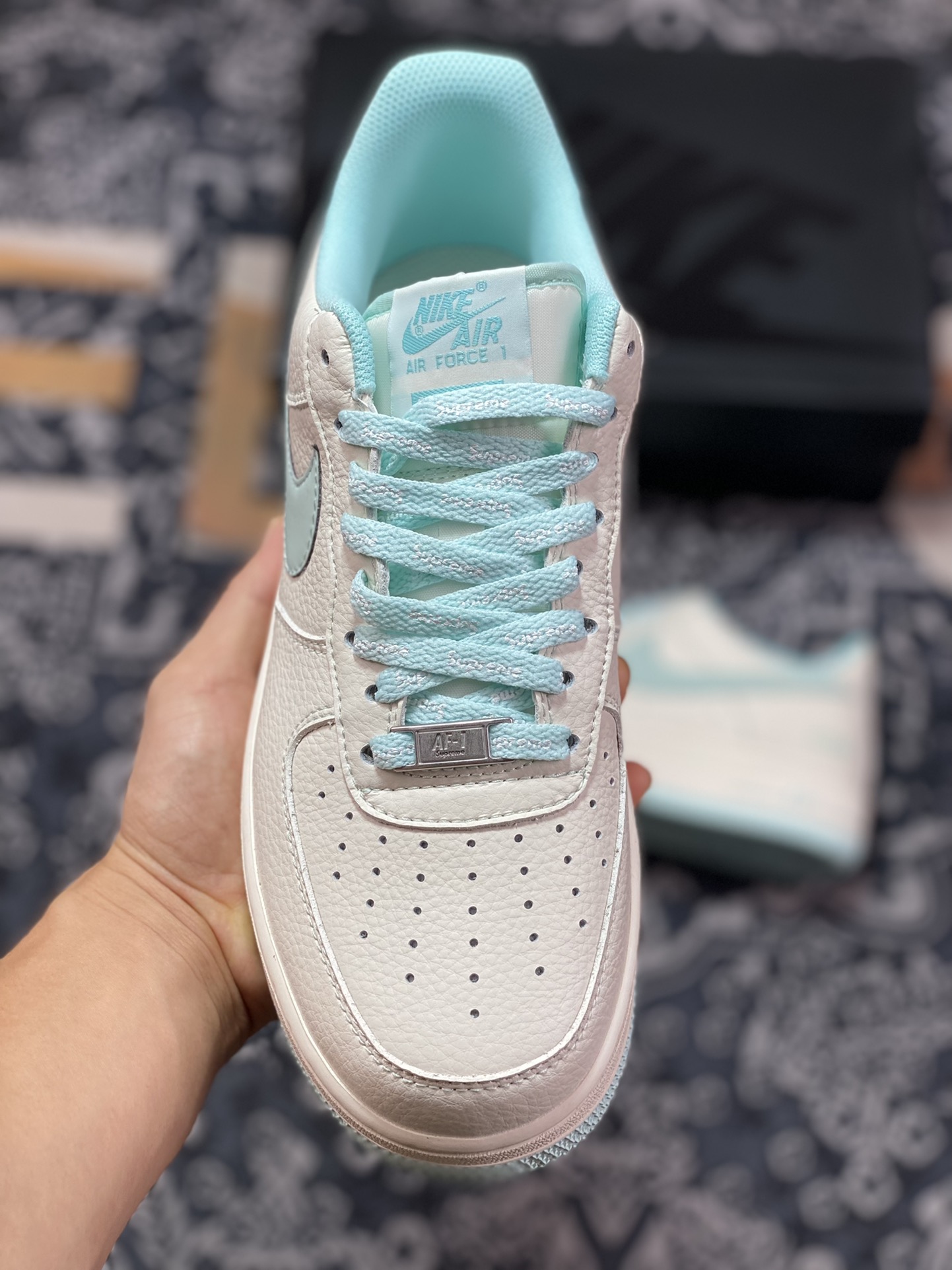 SUP x Air Force 1 '07 Low Joint Ice Blue SU0220-006