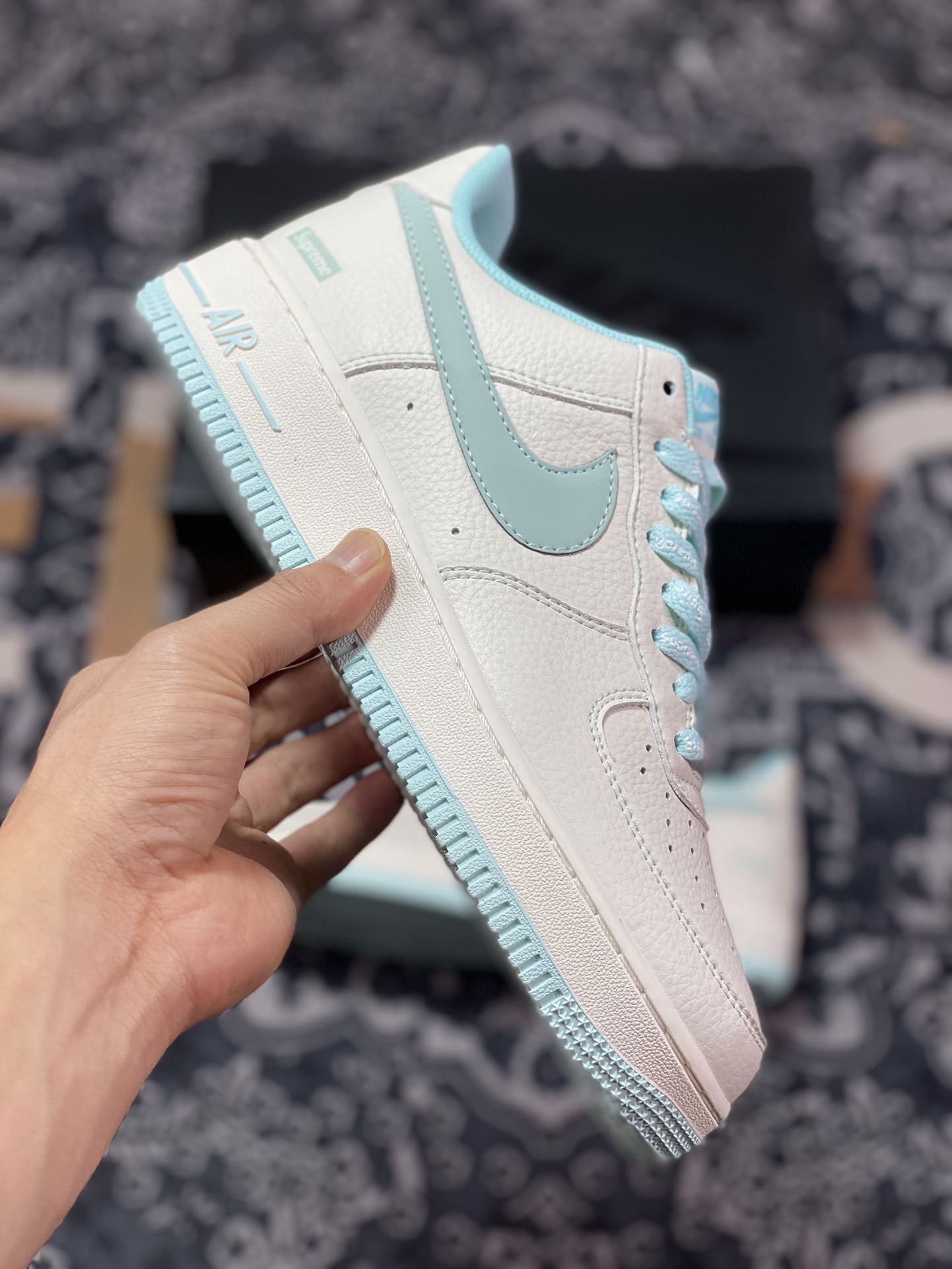 SUP x Air Force 1 '07 Low Joint Ice Blue SU0220-006