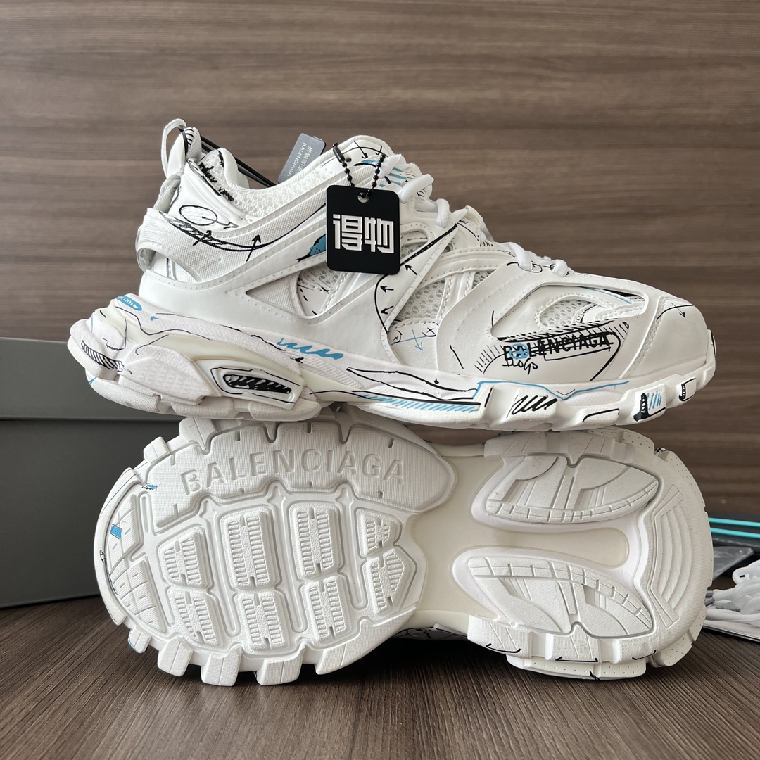 Hermès 巴黎世家3 0 三代涂鸦户外概念鞋 Balenciaga Sneaker Tess s