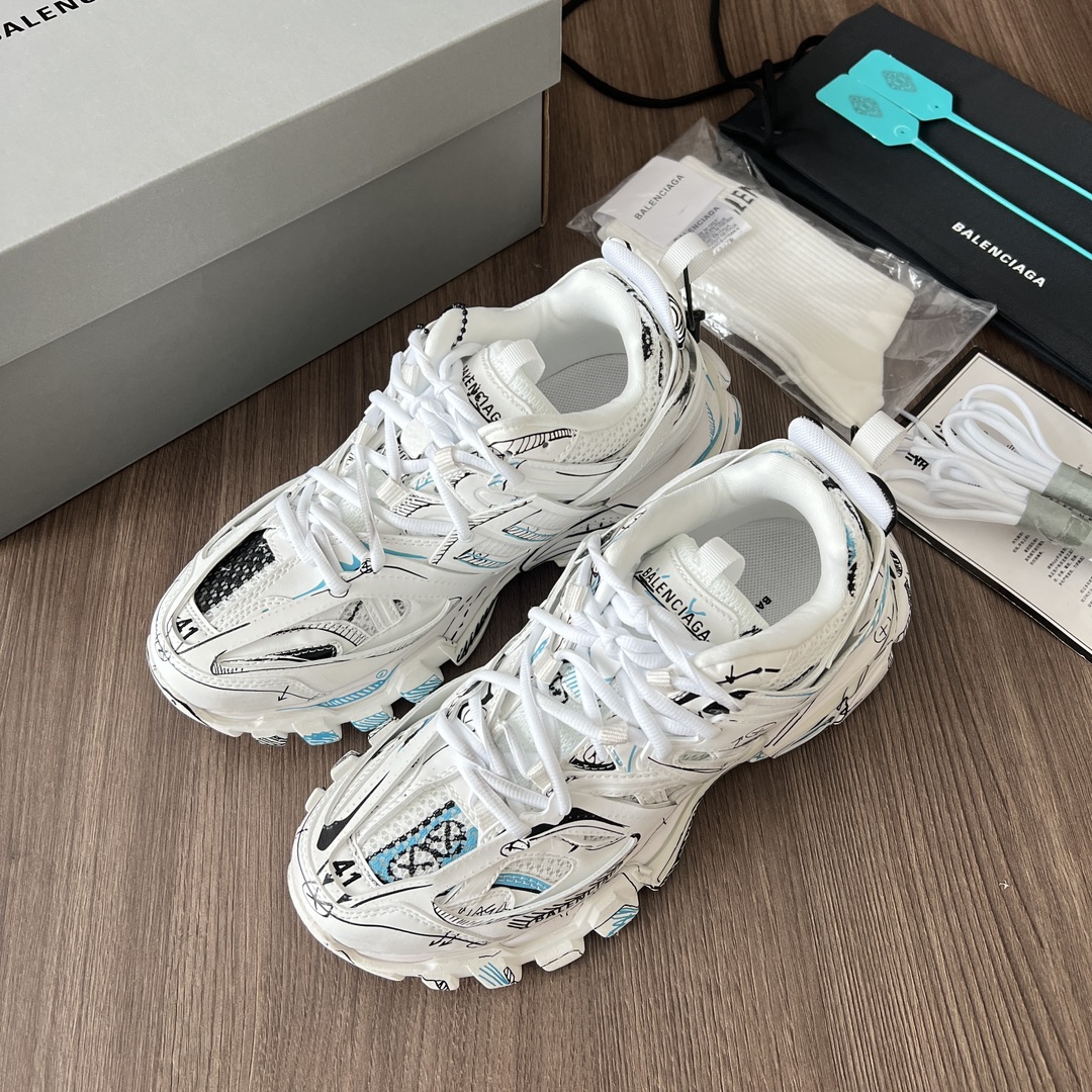 Hermès 巴黎世家3 0 三代涂鸦户外概念鞋 Balenciaga Sneaker Tess s