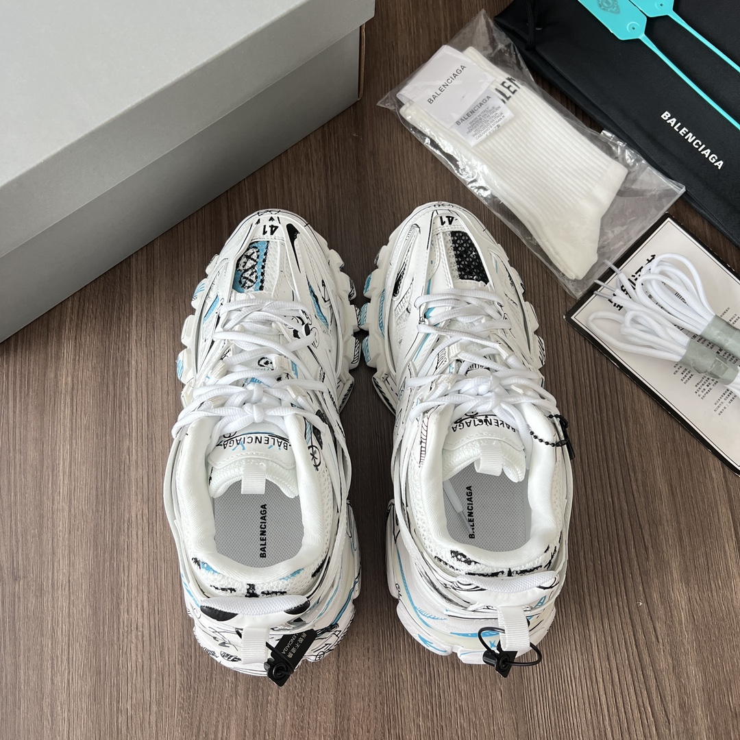 Hermès 巴黎世家3 0 三代涂鸦户外概念鞋 Balenciaga Sneaker Tess s