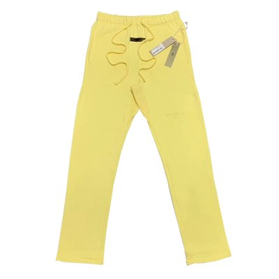 ESSENTIALS Clothing Pants & Trousers Lemon Yellow Printing Essential