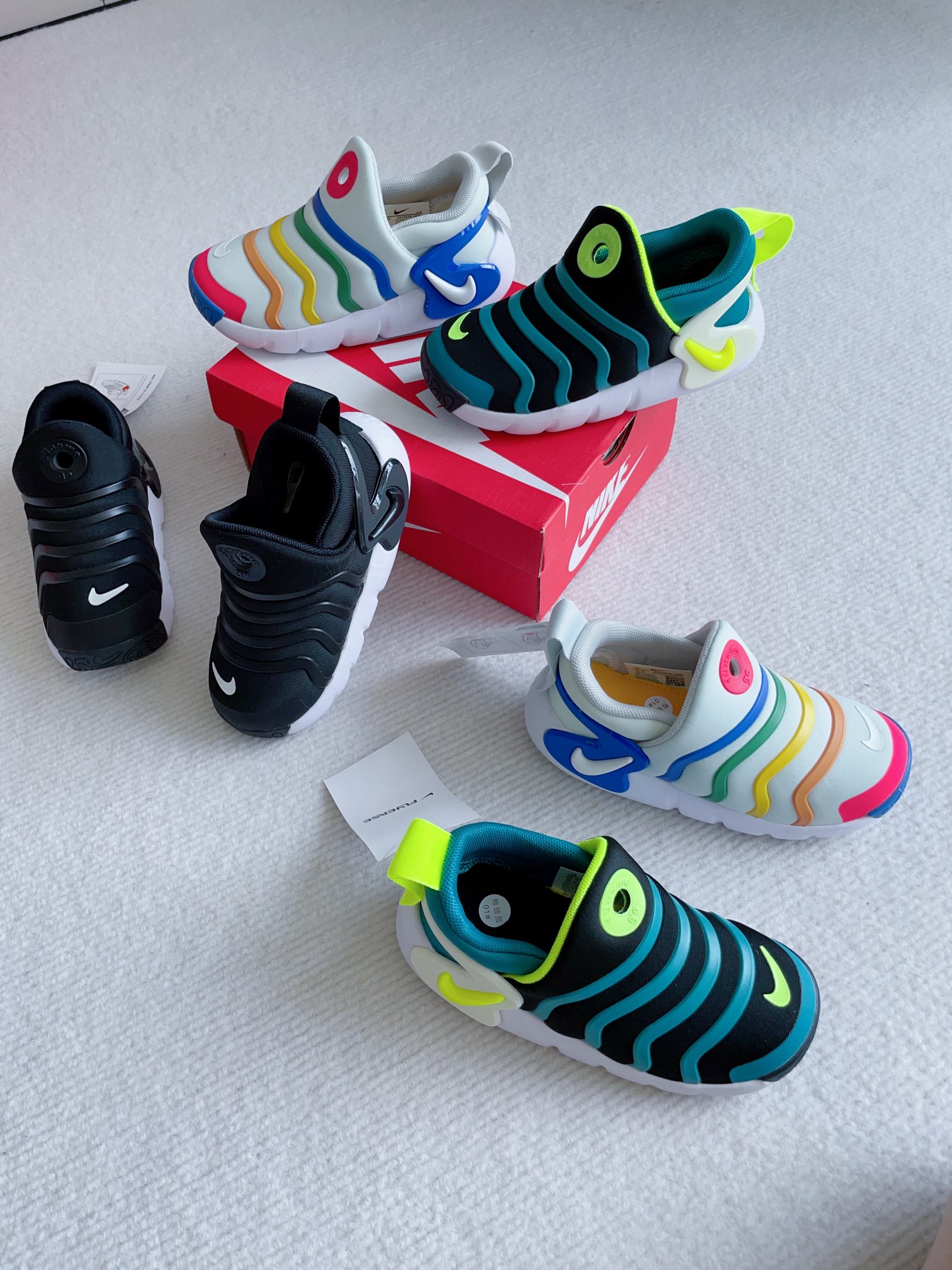 图片[2]-毛毛虫三代童鞋 不需要系鞋带，很懂小朋友的喜欢，支撑好，跑起来脚后跟不会疼~中底更Q弹有韧性，在奔跑中更好的保护双脚-选品中心