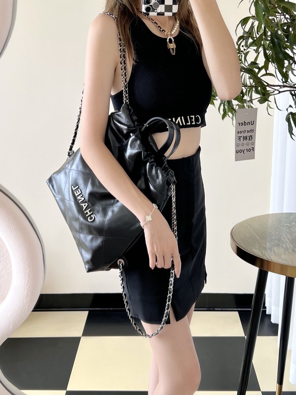 Chanel Bags Backpack Copy AAA+ Black